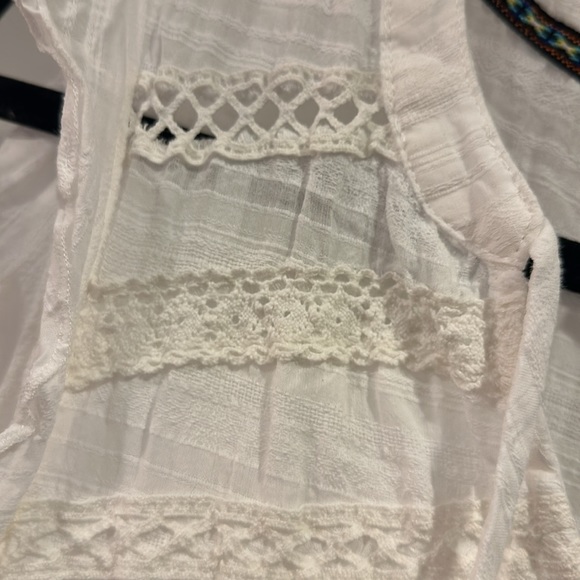 Knox Rose Flutter Sleeve MIDI Dress White M - Picture 4 of 9